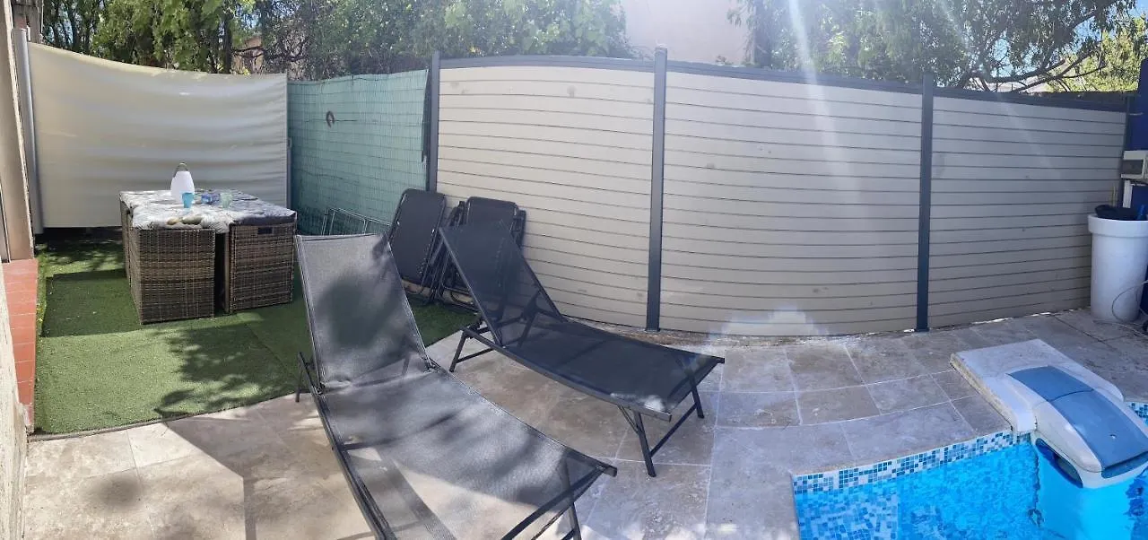 Appart Piscine Privee 80M2 7Mn Velodrome Et Metro Μασσαλία Γαλλία