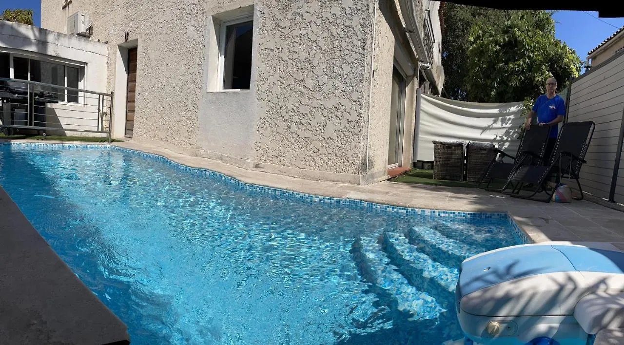 Appart Piscine Privee 80M2 7Mn Velodrome Et Metro Μασσαλία Γαλλία