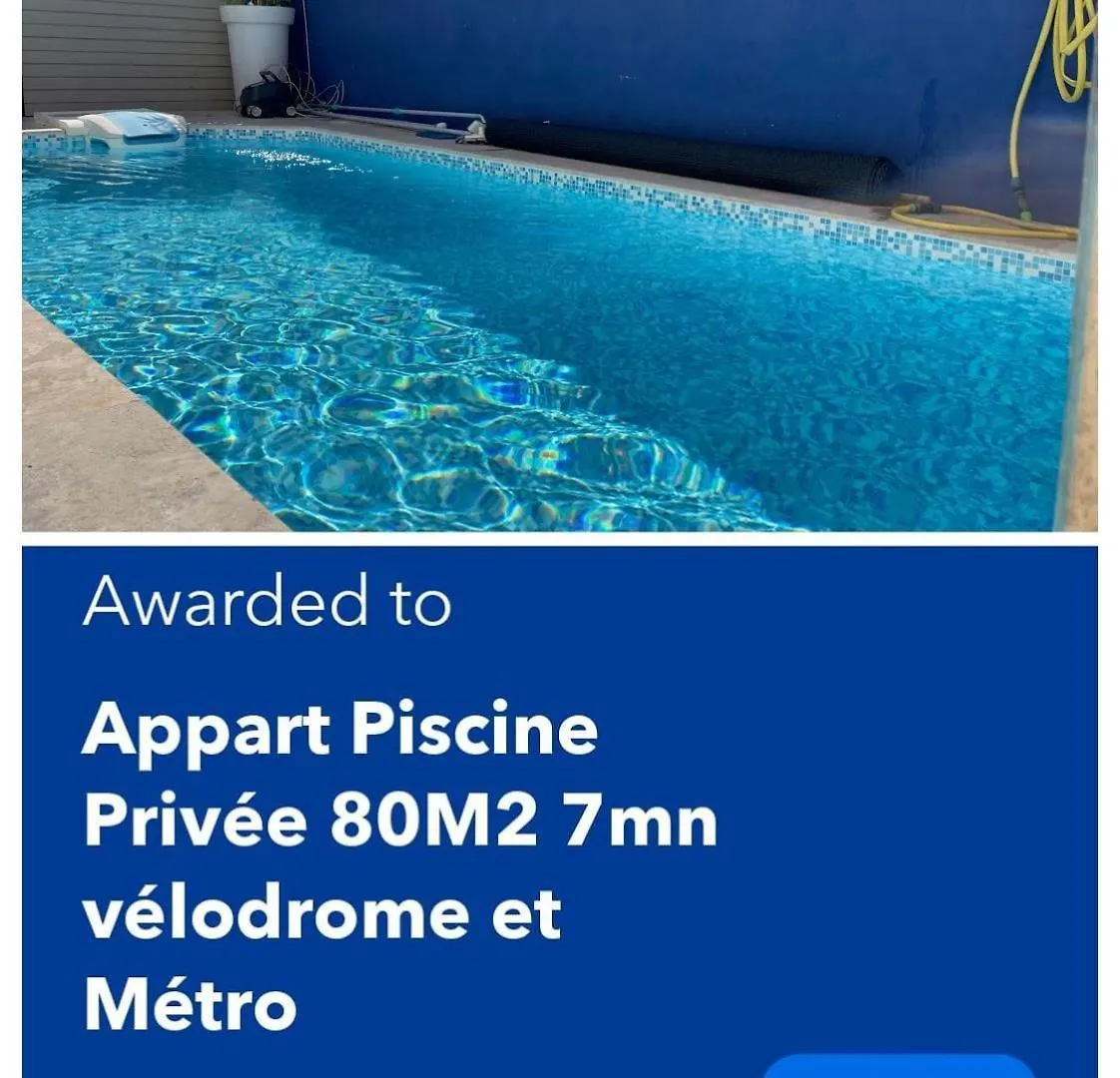 Appart Piscine Privee 80M2 7Mn Velodrome Et Metro Μασσαλία