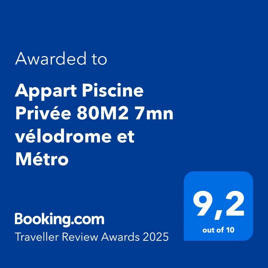 Appart Piscine Privee 80M2 7Mn Velodrome Et Metro Marseille Lägenhet